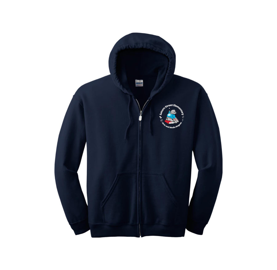 Saturn Street Elementary Spring 2025 On-Demand-Adult Unisex Full-Zip Hooded Sweatshirt On-Demand