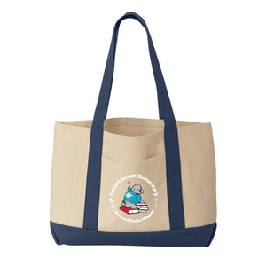 Saturn Street Elm Spring-Liberty Cotton Canvas Tote On-Demand