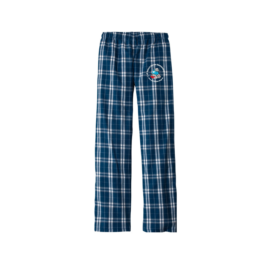 Saturn Street Elementary Spring 2025 On-Demand-Womens District Flannel Plaid Pant On-Demand