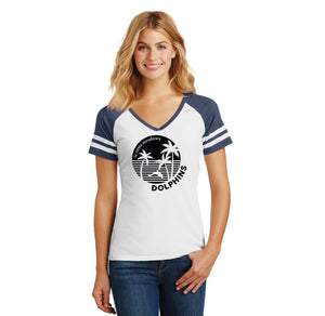 White/ Heathered True Navy variant image