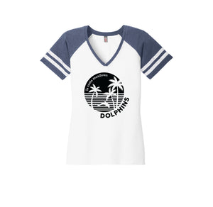 White/ Heathered True Navy variant image