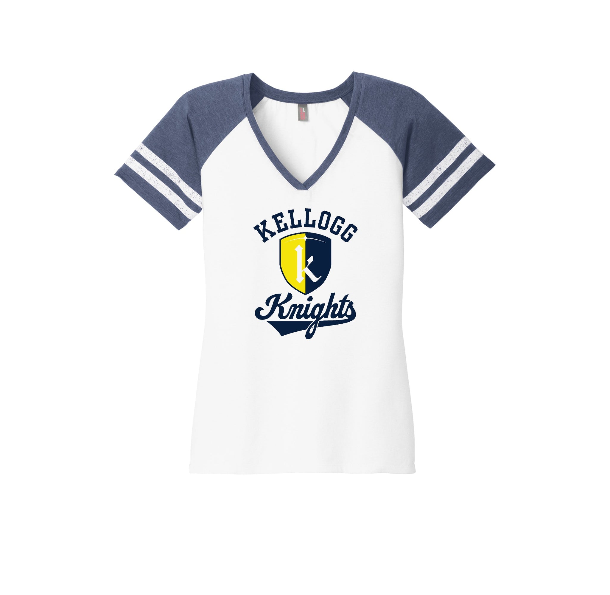 White/ Heathered True Navy variant image