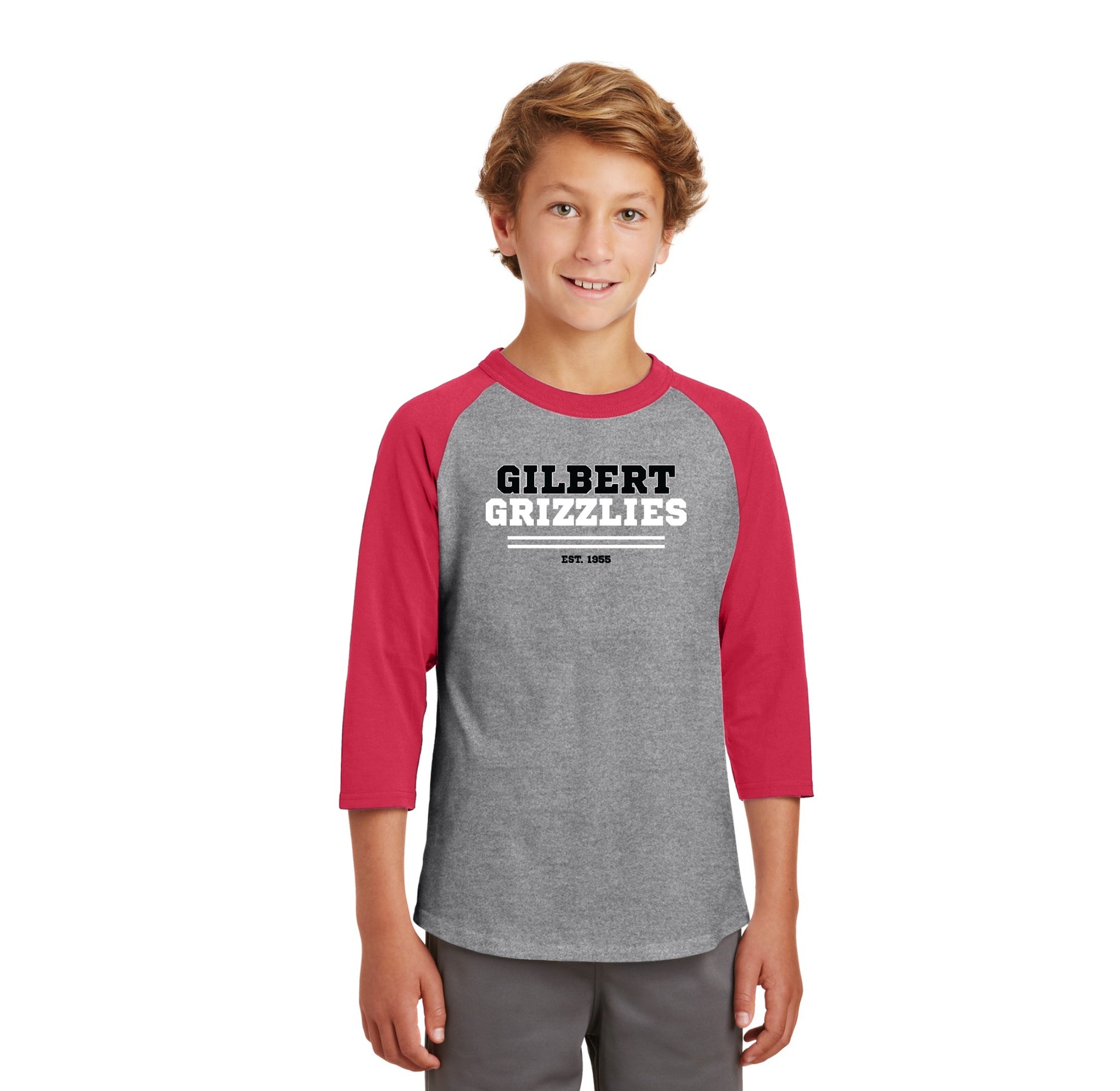 Heather Grey/ Red variant image