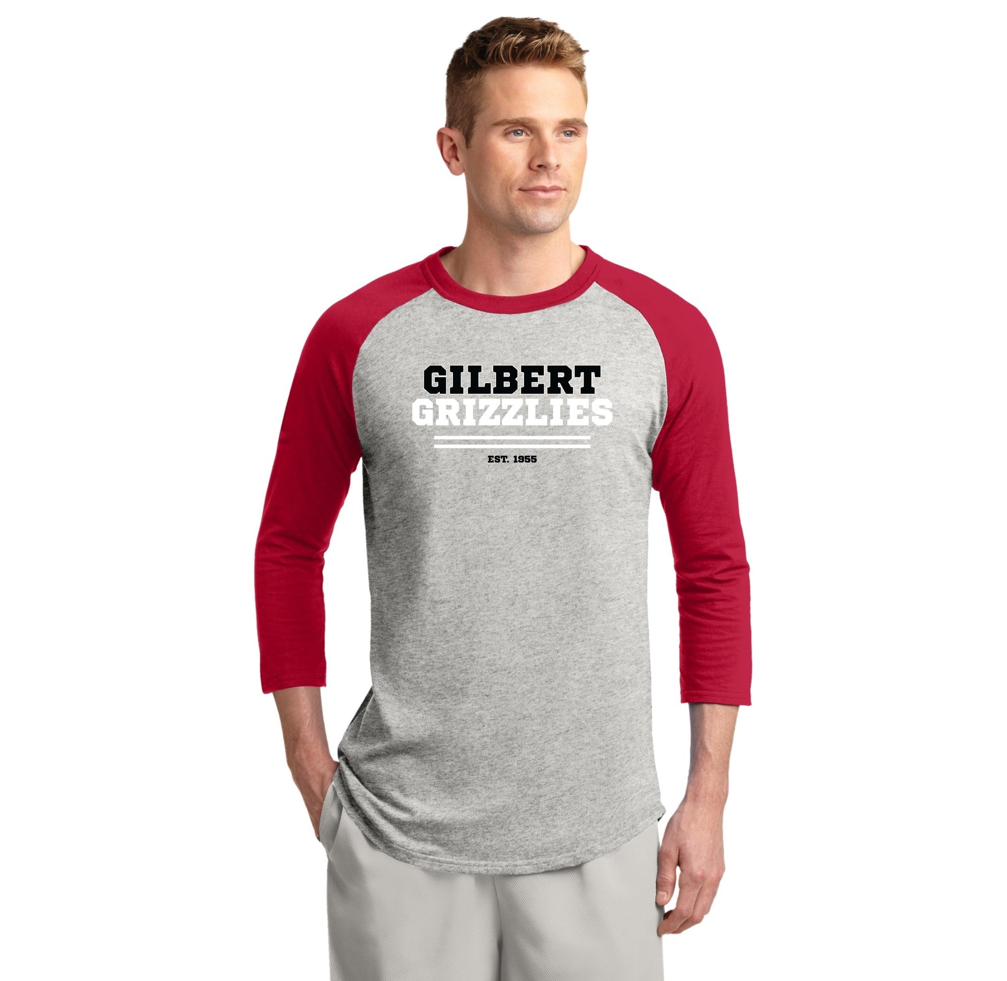 Heather Grey/ Red variant image