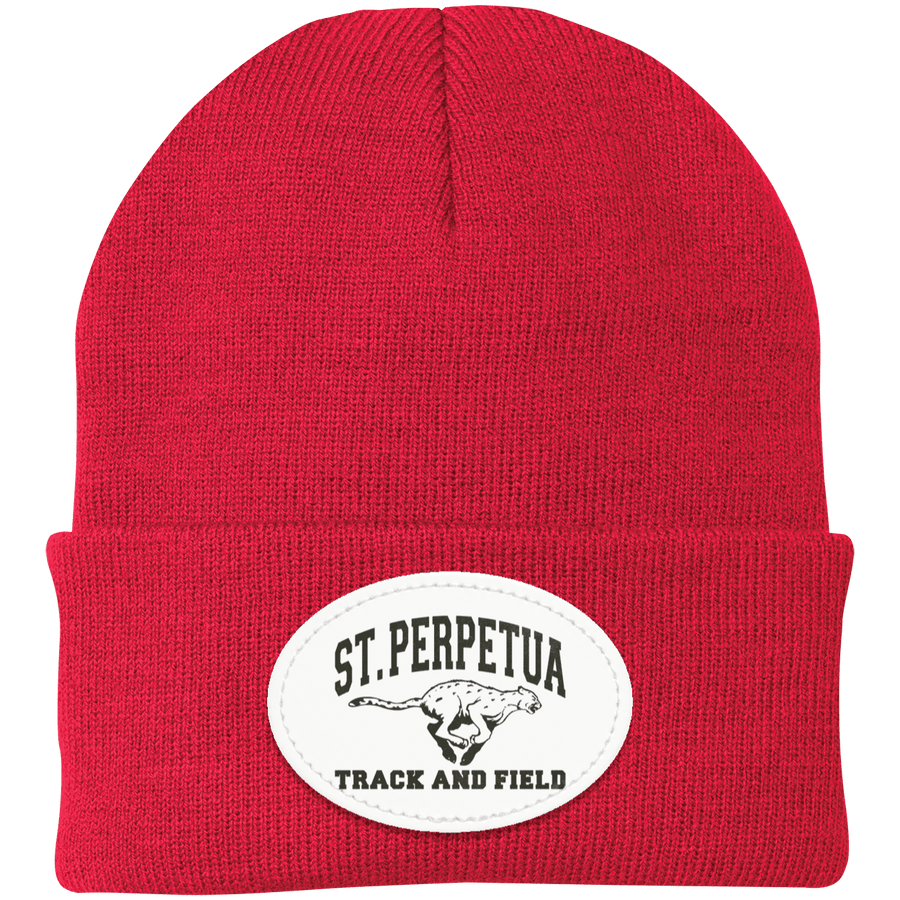 St. Perpetua CYO-CP90 Knit Cap - Oval Patch