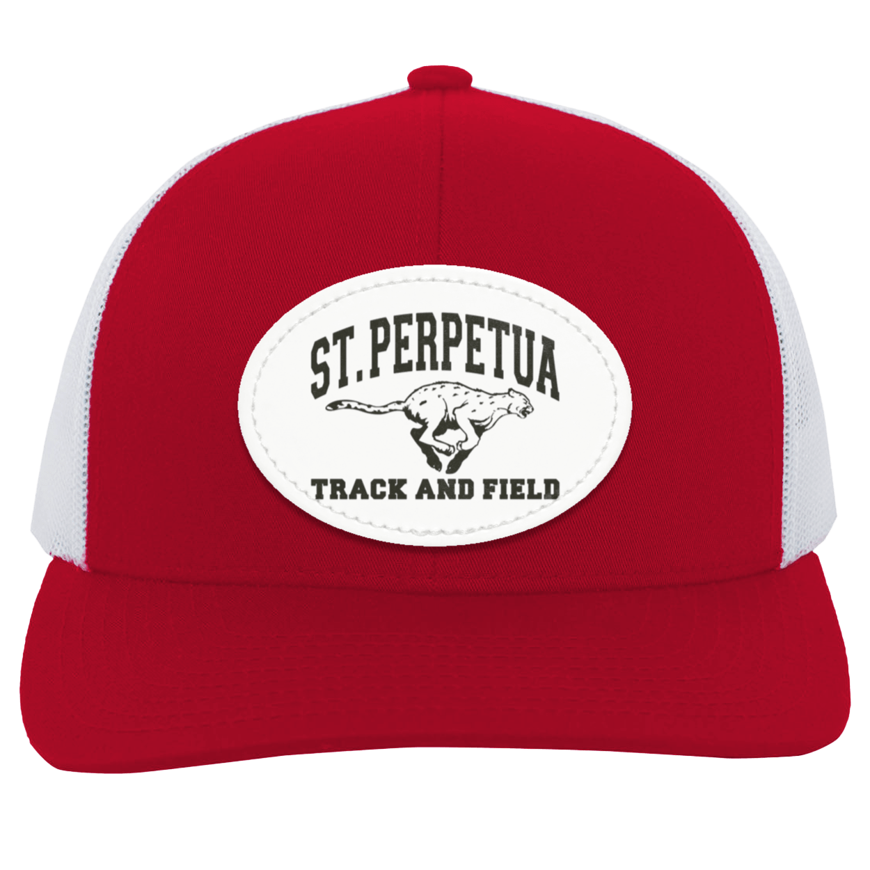 St. Perpetua CYO-104C Trucker Snap Back - Oval Patch