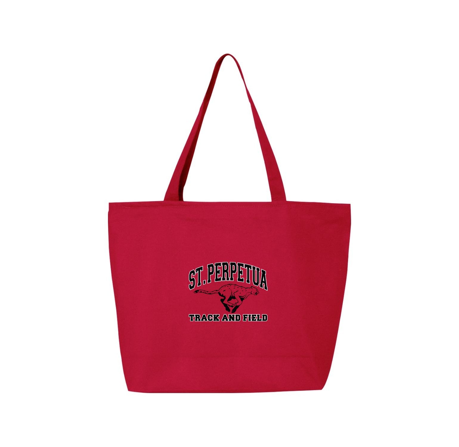 St. Perpetua CYO-Q-Tees Canvas Zippered Tote On-Demand