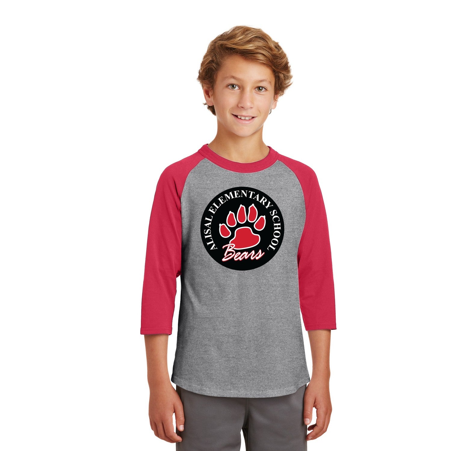Heather Grey/ Red variant image