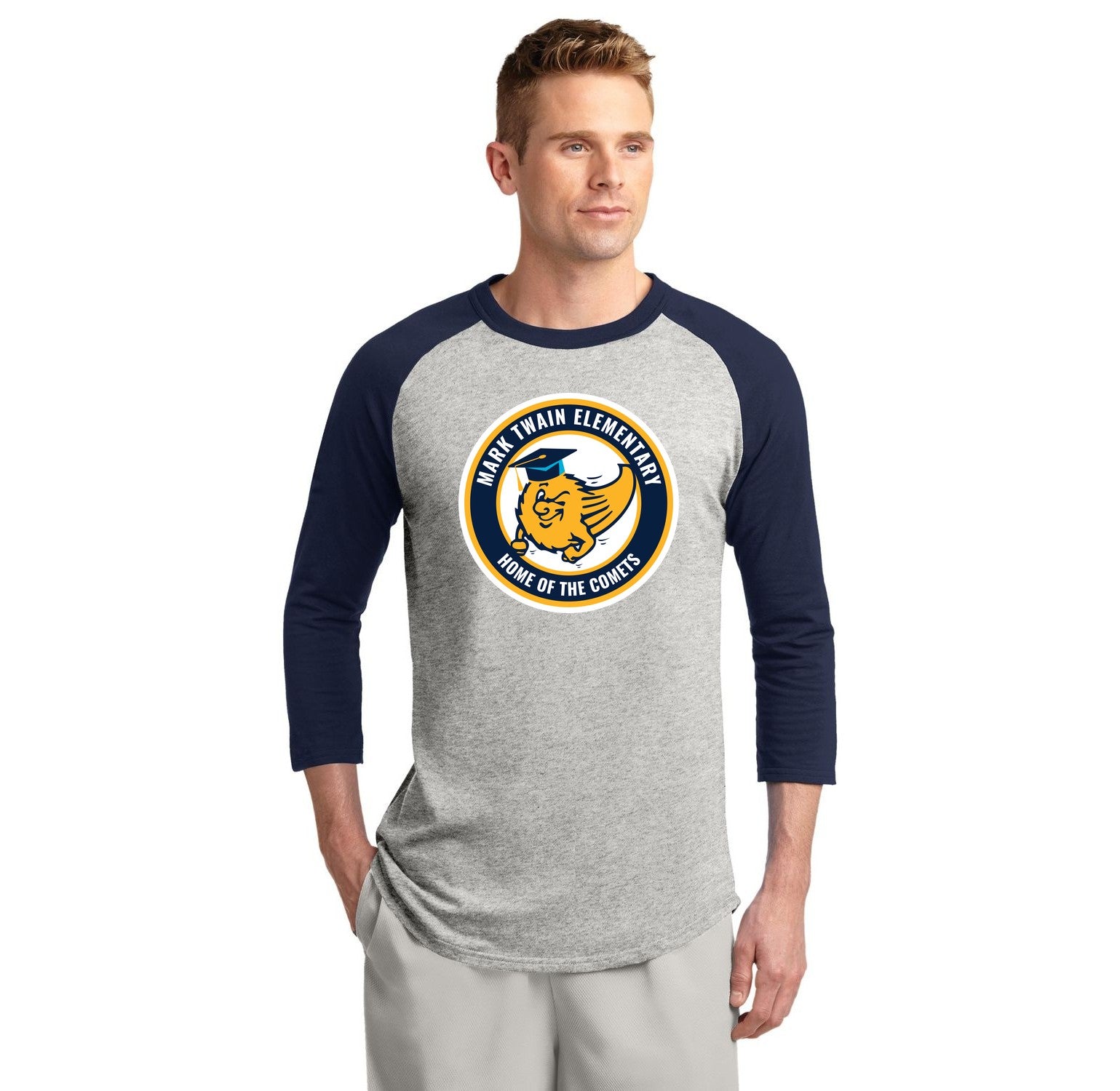 Heather Grey/ Navy variant image