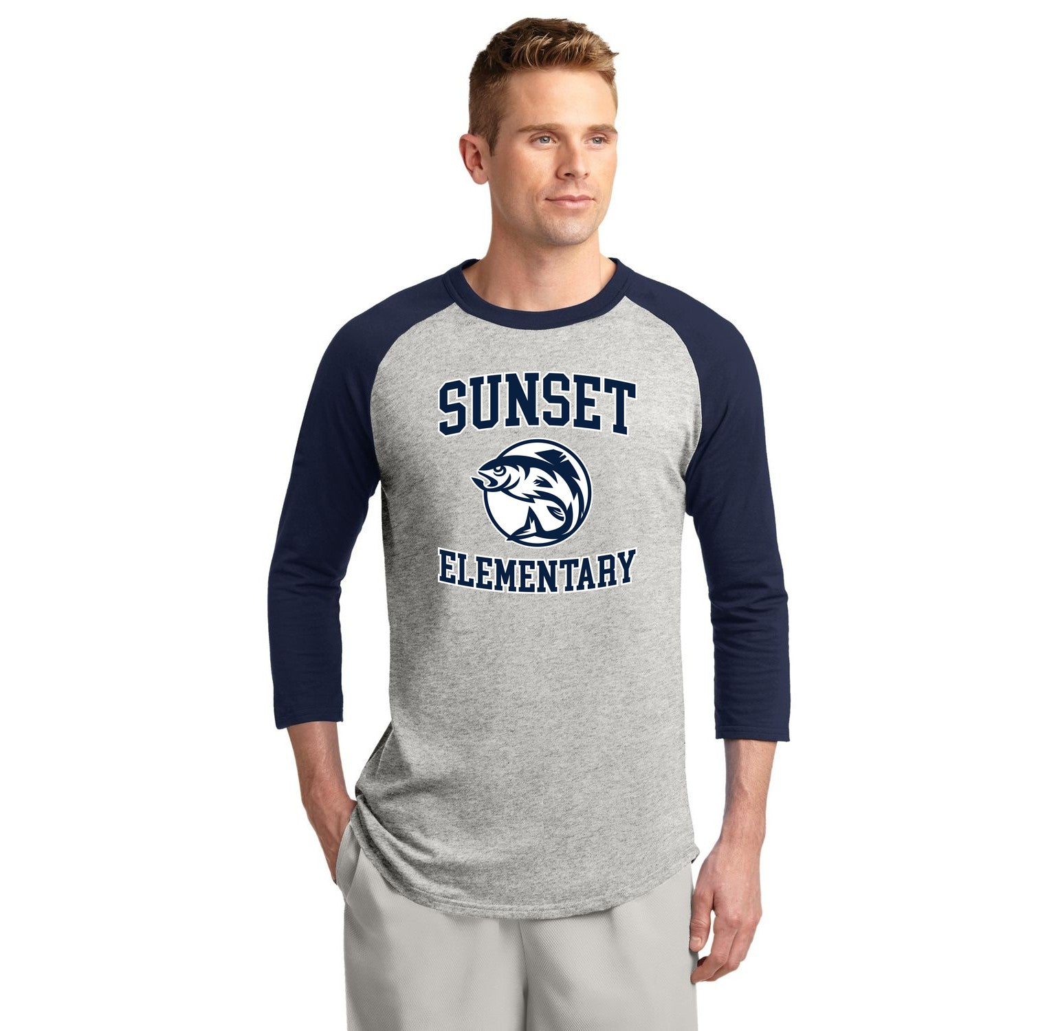 Heather Grey/ Navy variant image