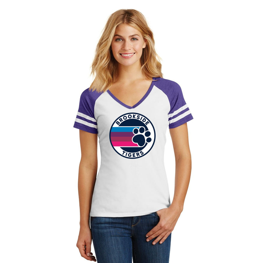 White/ Heathered Purple variant image