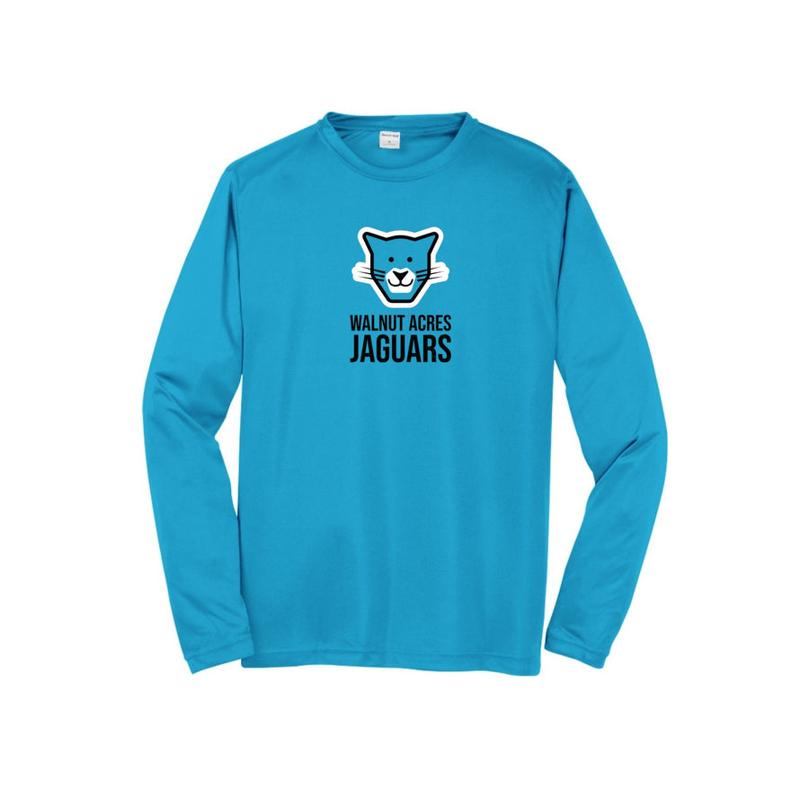 WAES-Adult  Dri-Fit Long Sleeve Tee Jaguar Face