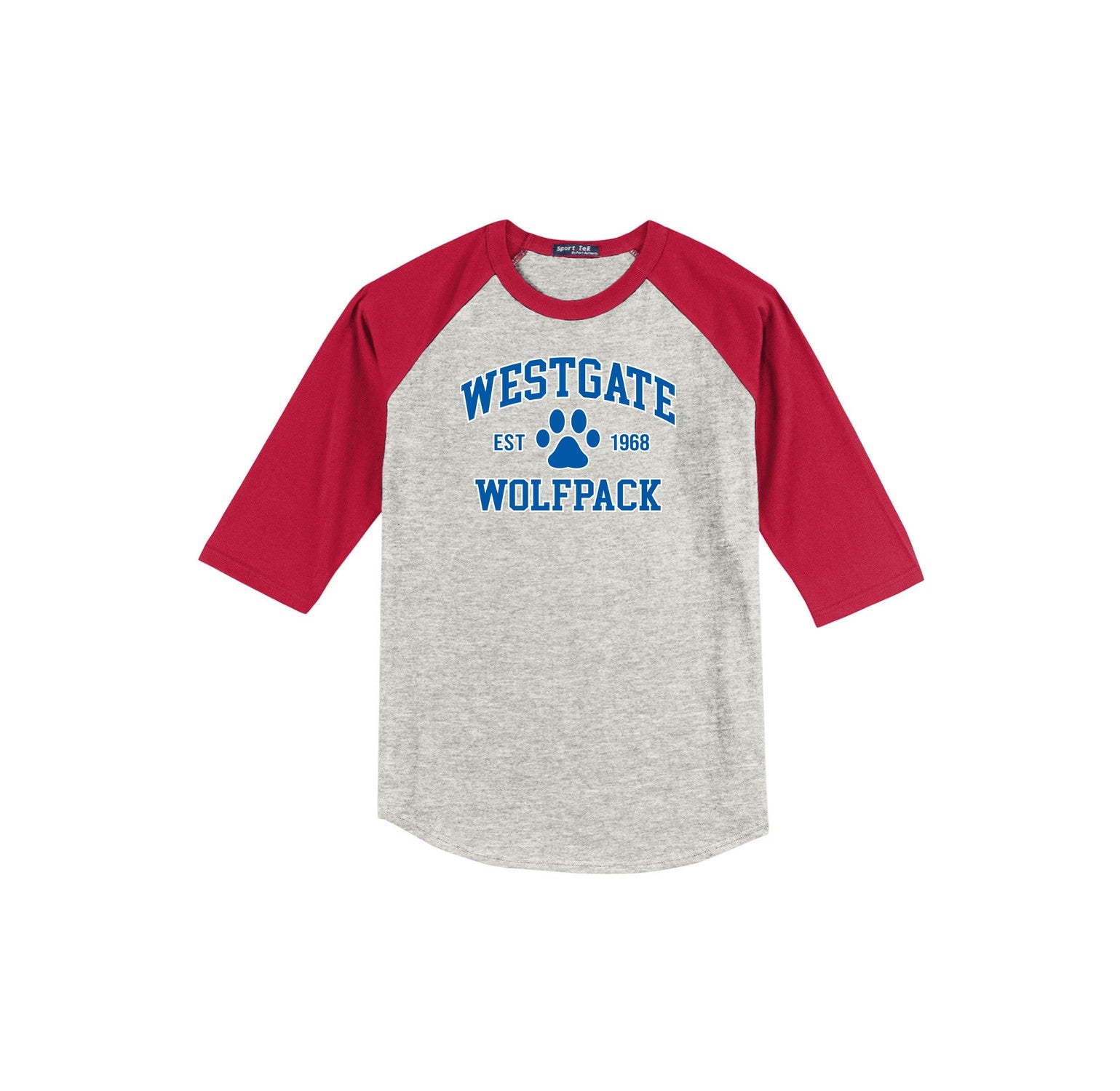 Heather Grey/ Red variant image
