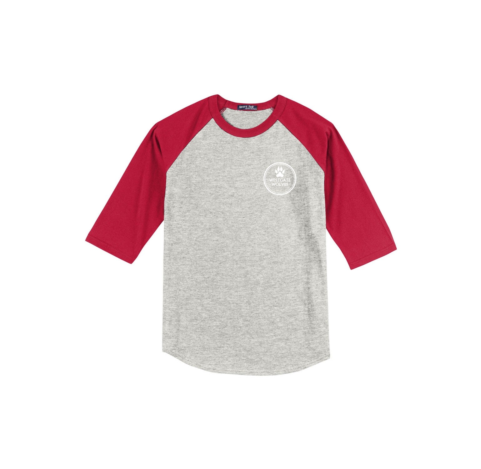 Heather Grey/ Red variant image