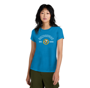 Bridgeway Island-Womens Premium Tee Circle Logo