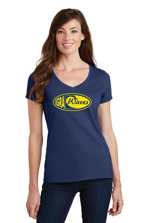 EGRA Waves Gear-Women's Fan Favorite V-Neck Tee