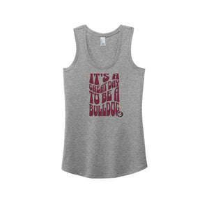 BSFC STAFF-Womens Perfect Tri Racerback Tank Its a Great Day Logo