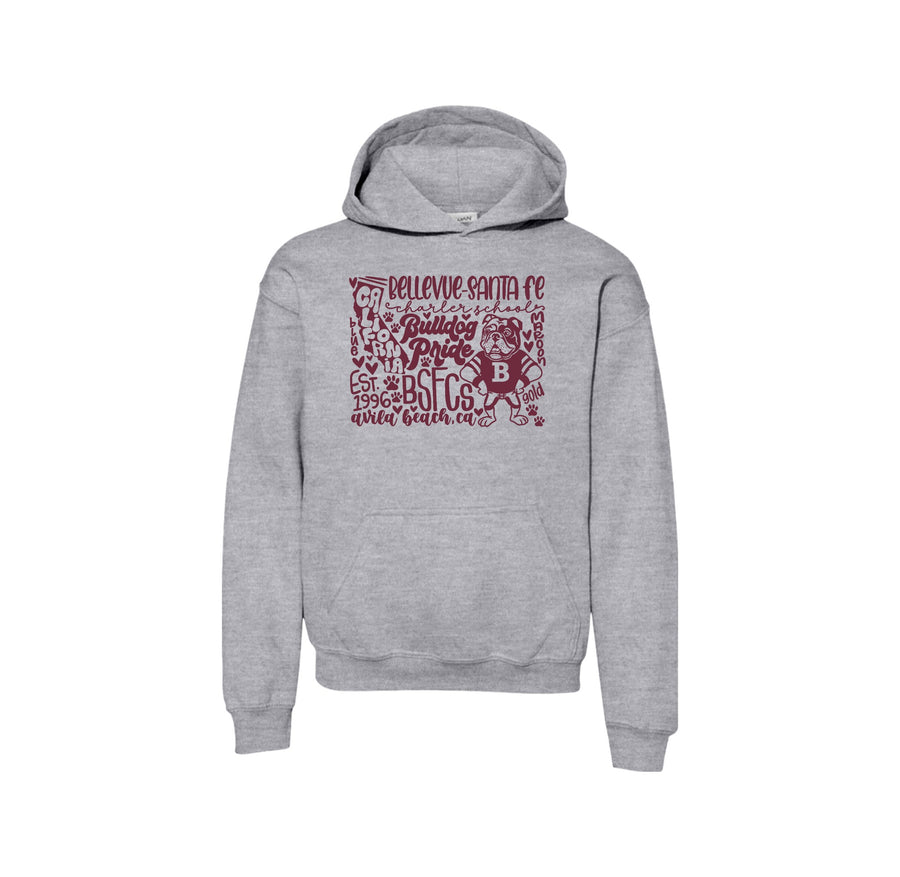 BSFC STAFF-Youth Hoodie Bulldog Pride Logo