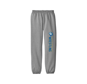 Twin Groves-Youth Unisex Sweatpants On-Demand Wrestling Logo