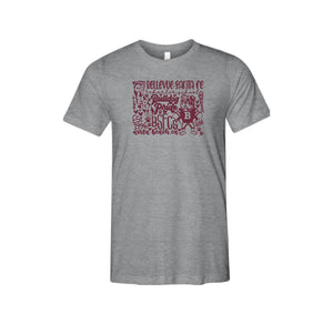 BSFC STAFF-Adult Triblend Short Sleeve Tee Bulldog Pride Logo