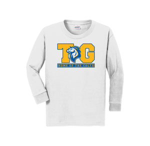 TWMS-Youth Unisex Long Sleeve Tee On-Demand TG Logo