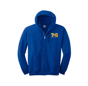 TWMS-Adult Unisex Full-Zip Hooded Sweatshirt On-Demand TG Logo