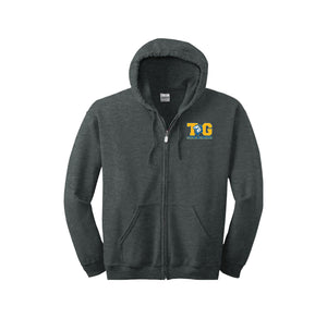 TWMS-Adult Unisex Full-Zip Hooded Sweatshirt On-Demand TG Logo