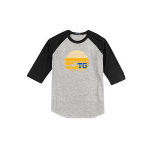 TWMS-Adult Unisex Baseball Tee On-Demand Sunset Logo