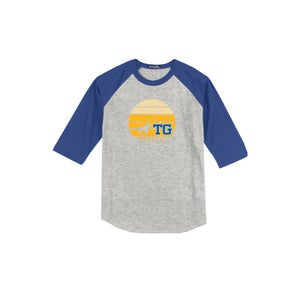 TWMS-Adult Unisex Baseball Tee On-Demand Sunset Logo