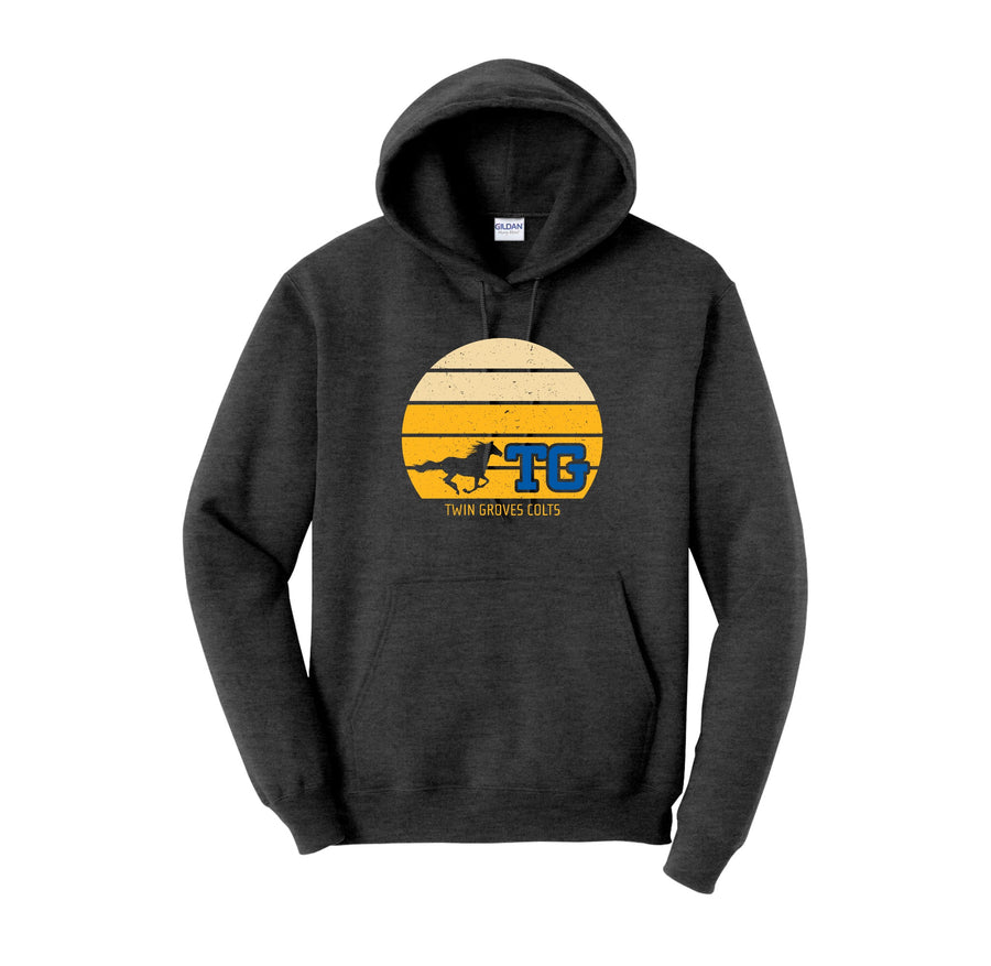 TWMS-Adult Unisex Hoodie On-Demand Sunset Logo