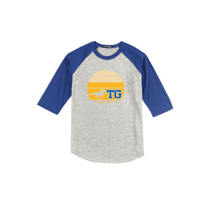 TWMS-Youth Unisex Baseball Tee On-Demand Sunset Logo