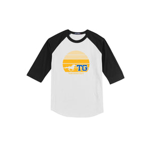 TWMS-Youth Unisex Baseball Tee On-Demand Sunset Logo