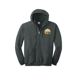 TWMS-Adult Unisex Full-Zip Hooded Sweatshirt On-Demand Sunset Logo