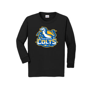 TWMS-Youth Unisex Long Sleeve Tee On-Demand Colt Logo