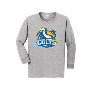 TWMS-Youth Unisex Long Sleeve Tee On-Demand Colt Logo