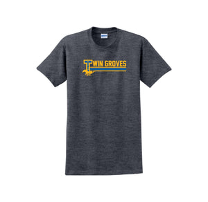 TWMS-Adult Unisex T-Shirt On-Demand Stripe Logo