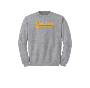 TWMS-Adult Unisex Crewneck Sweatshirt On-Demand Stripe Logo