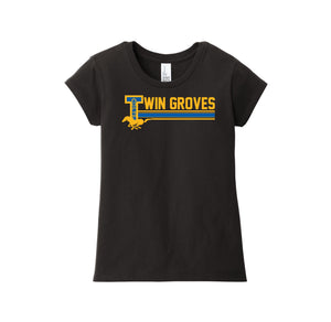 TWMS-Girls Youth Premium Tee On-Demand Stripe Logo