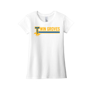 TWMS-Girls Youth Premium Tee On-Demand Stripe Logo