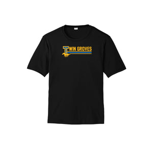 TWMS-Adult Unisex Dri-Fit Shirt On-Demand Stripe Logo