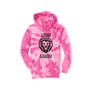 Ladera Ranch III-Youth Tie-Dye Pullover Hooded Sweatshirt On-Demand Lion Logo