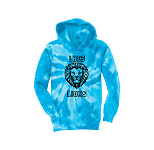 Ladera Ranch III-Youth Tie-Dye Pullover Hooded Sweatshirt On-Demand Lion Logo