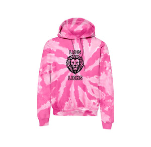 Ladera Ranch III-Adult Unisex Tie-Dye Pullover Hooded Sweatshirt On-Demand Lion Logo