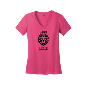 Ladera Ranch III-District Womens Perfect Weight V-Neck Tee On-Demand Lion Logo