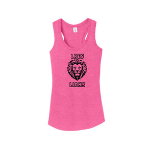 Ladera Ranch III-Womens Perfect Tri Racerback Tank On-Demand Lion Logo