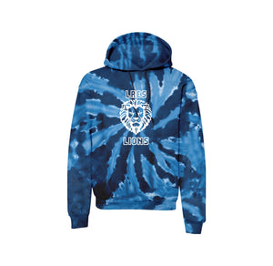 Ladera Ranch III-Adult Unisex Tie-Dye Pullover Hooded Sweatshirt On-Demand Lion Logo