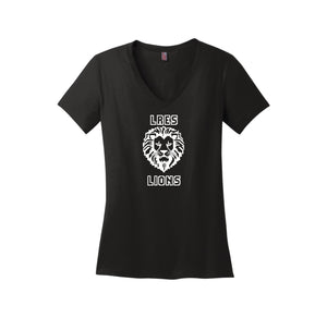 Ladera Ranch III-District Womens Perfect Weight V-Neck Tee On-Demand Lion Logo