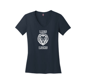 Ladera Ranch III-District Womens Perfect Weight V-Neck Tee On-Demand Lion Logo