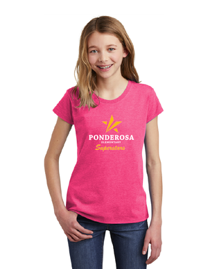 Ponderosa Elementary-Youth District Girls Tee