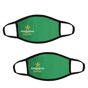 Ponderosa Elementary-Pack of Two Premium Soft Face Masks w/ Built-In Nose Wire